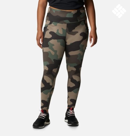 Women's Columbia Windgates II Leggings Camo | Plus Size CA-C5CA0